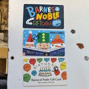Barnes & Noble Festive Gift Card Trio